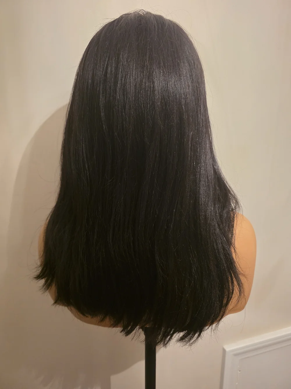 Natural Black Yaki Straight Human Hair Lace Wig - Premium Brand
